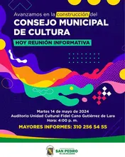Únete a nosotros para darle forma al futuro cultural de nuestro municipio