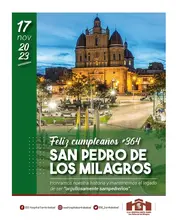 El Hospital Santa Isabel se une a la celebración por los 364 años de San Pedro de los Milagros