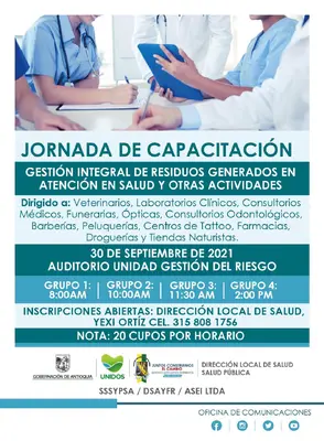 Gran Jornada De Capacitación en Gestión Integral de Residuos Generados en Atención en Salud.