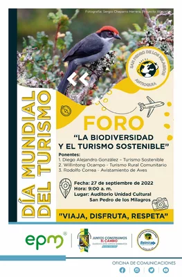 Invitación a participar del foro "la biodiversidad y el turismo sostenible"