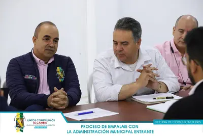 Desde el pasado lunes, 6 de noviembre los equipos de empalme del Alcalde Electo Danilo Álvarez y el Alcalde Gustavo iniciaron